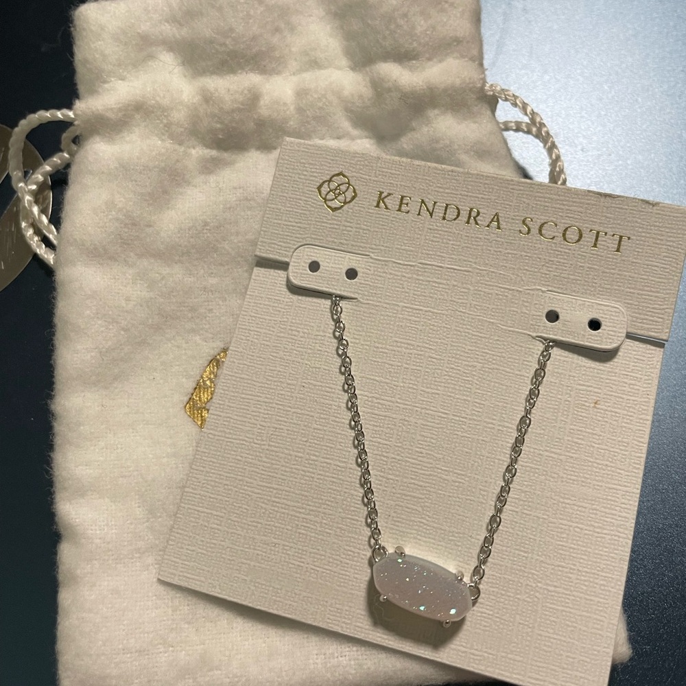 Kendra Scott Silver EVER Necklace - Picture 2 of 7